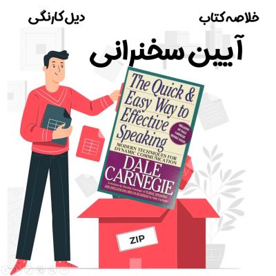 کاور خلاصه کتاب آیین سخنرانی دیل کارنگی