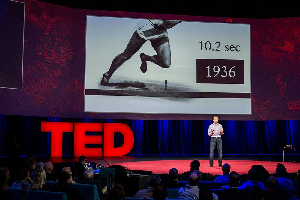 اسلاید و فیلم در سخنرانی تد